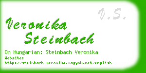 veronika steinbach business card
